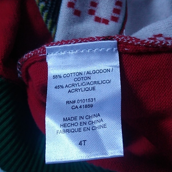 Disney Pixar Toy Story, Christmas REX Sweater, Size: 4T, Color: Multicolor - Picture 5 of 9